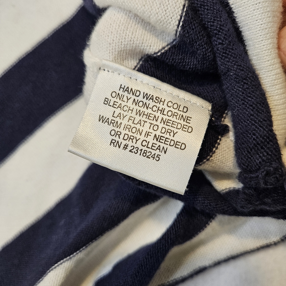 Vineyard Vines 100% Cotton Striped Lightweight Sweater Size Large - Picture 8 of 11